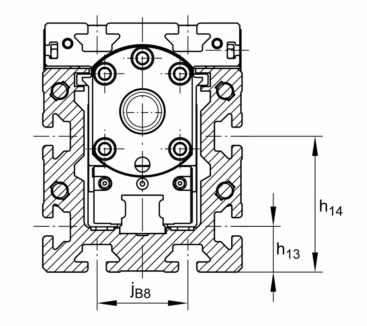 Модуль линейного перемещения INA MKKUVE20-200-KGT/5-FM-N
