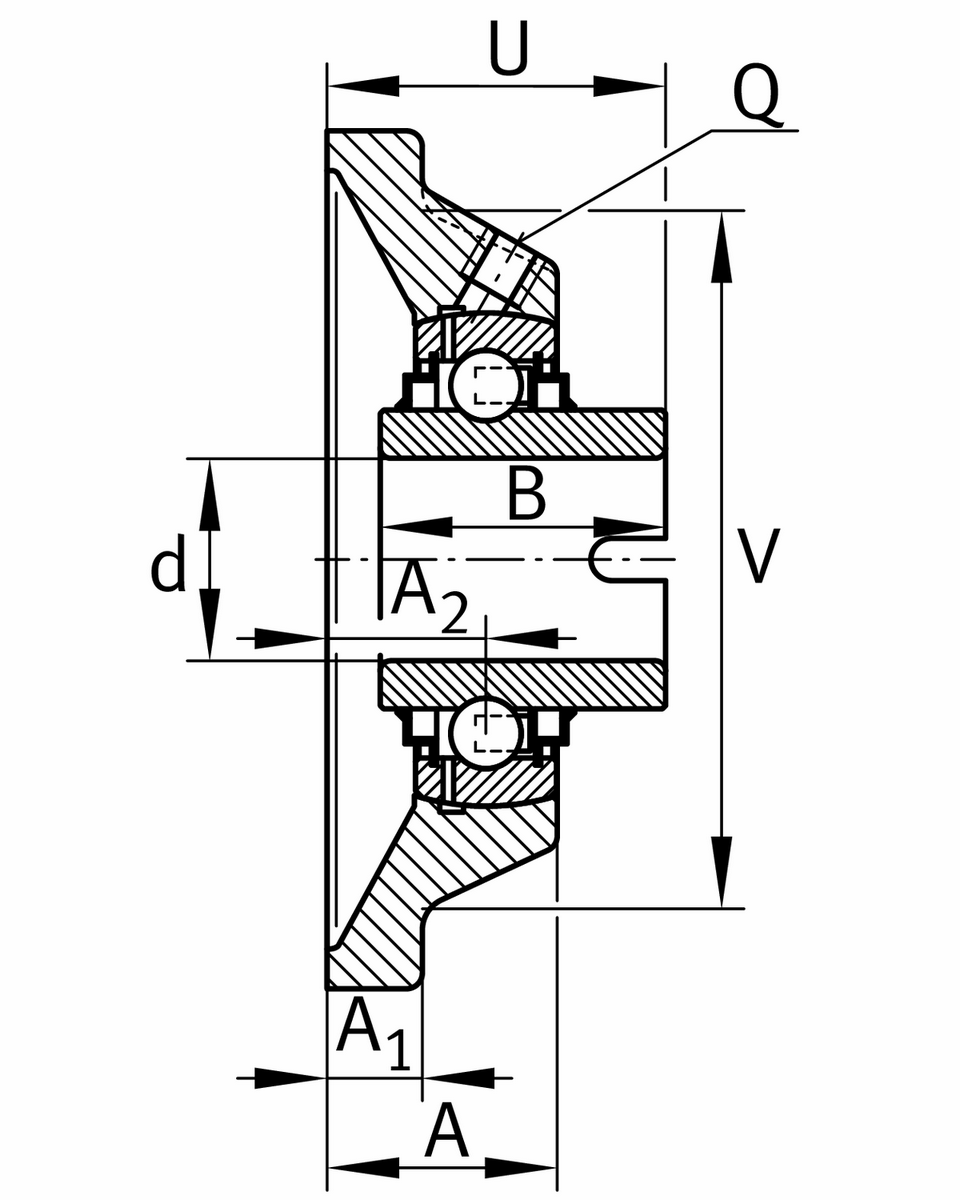 Фланцевый корпус INA RCJL70-XL