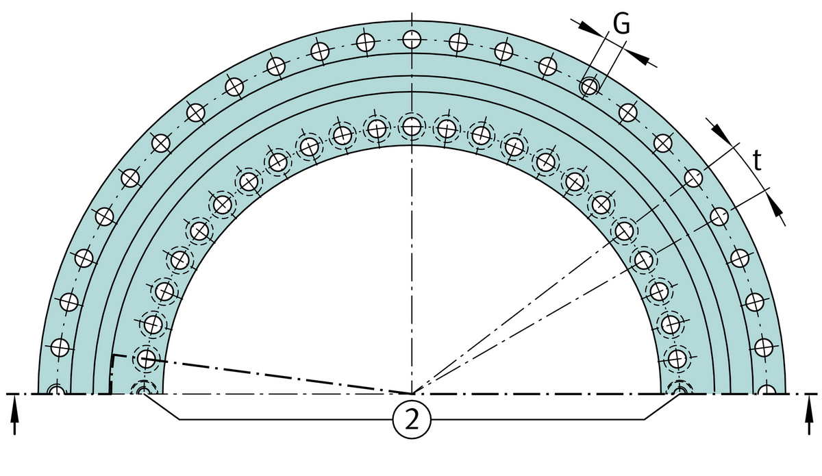 Упорно-радиальный шарикоподшипник INA ZKLDF200
