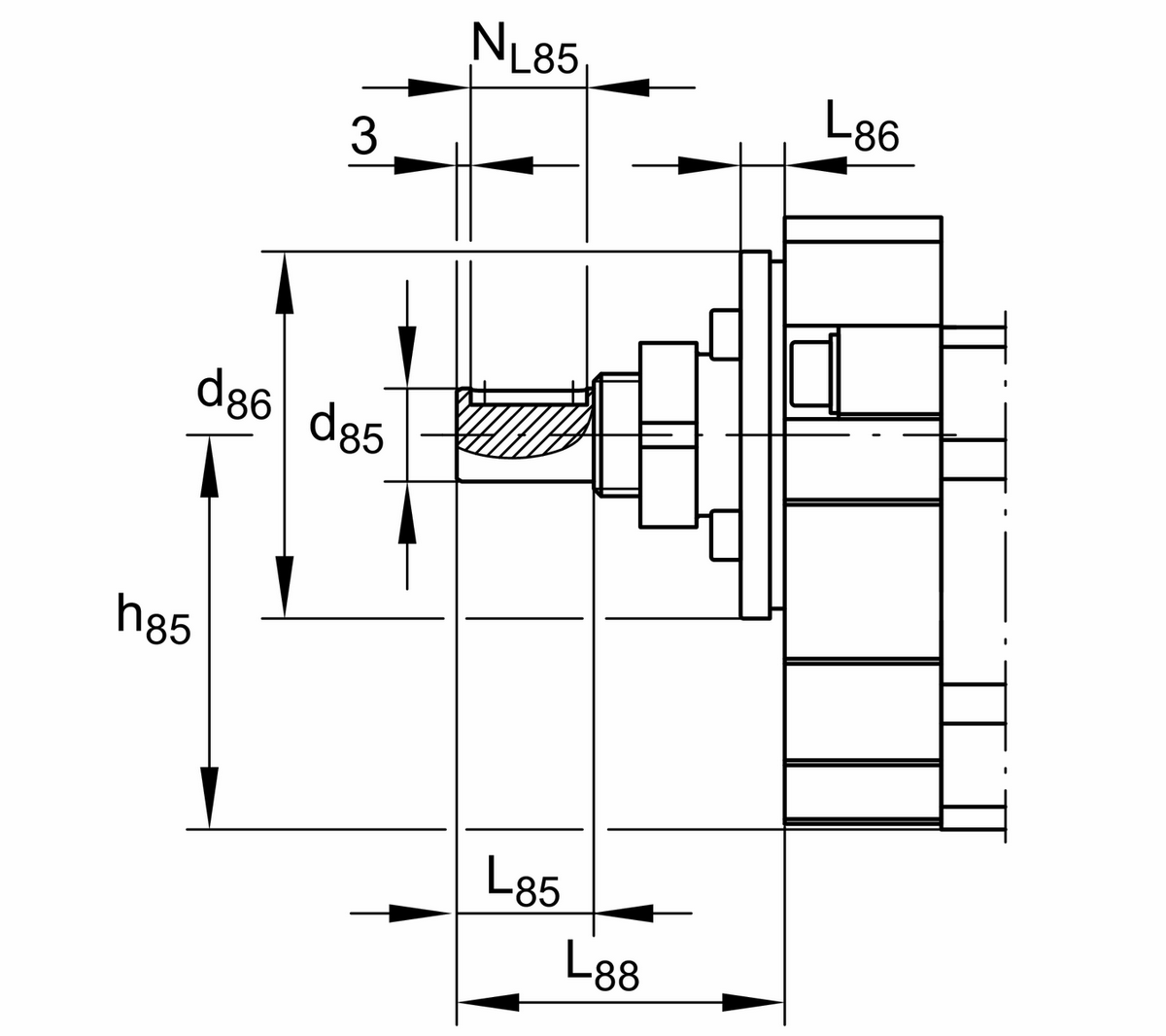 Модуль линейного перемещения INA MKUSE25-200-KGT/5-M