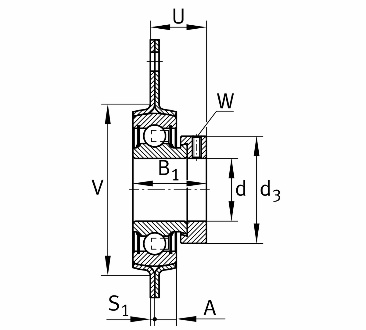Фланцевый корпус INA RATR20-XL (RATR20)