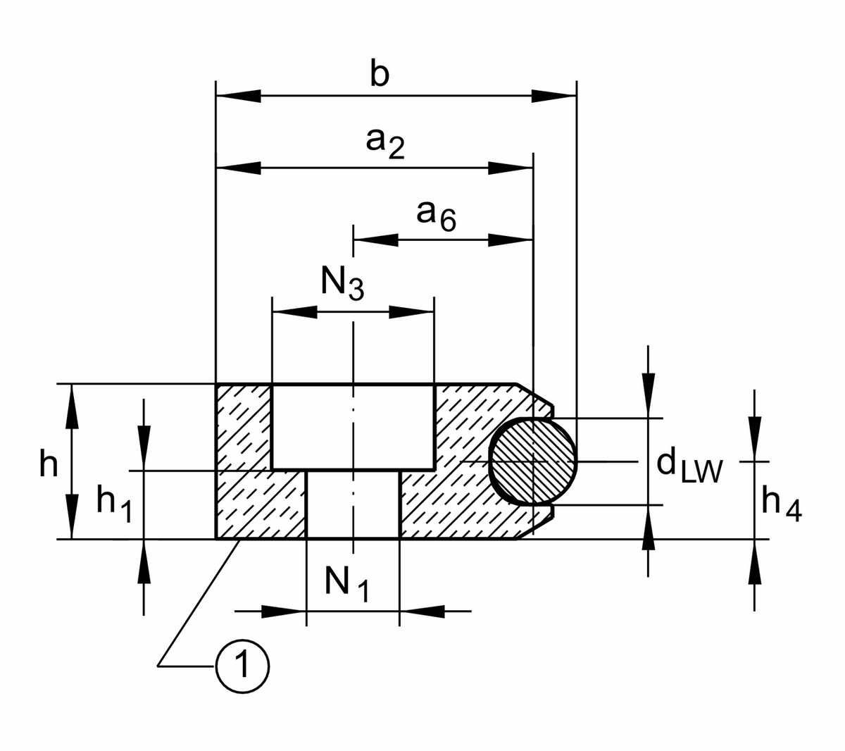 Направляющий рельс INA LFS52-FH