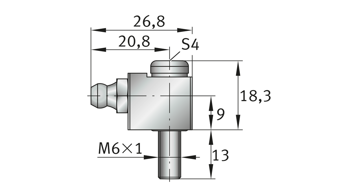 Адаптер смазки INA S78