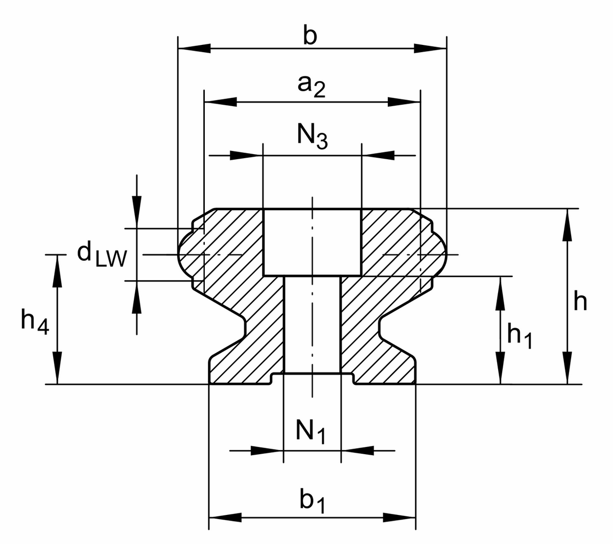 Направляющий рельс INA LFSR32-300/90-ST