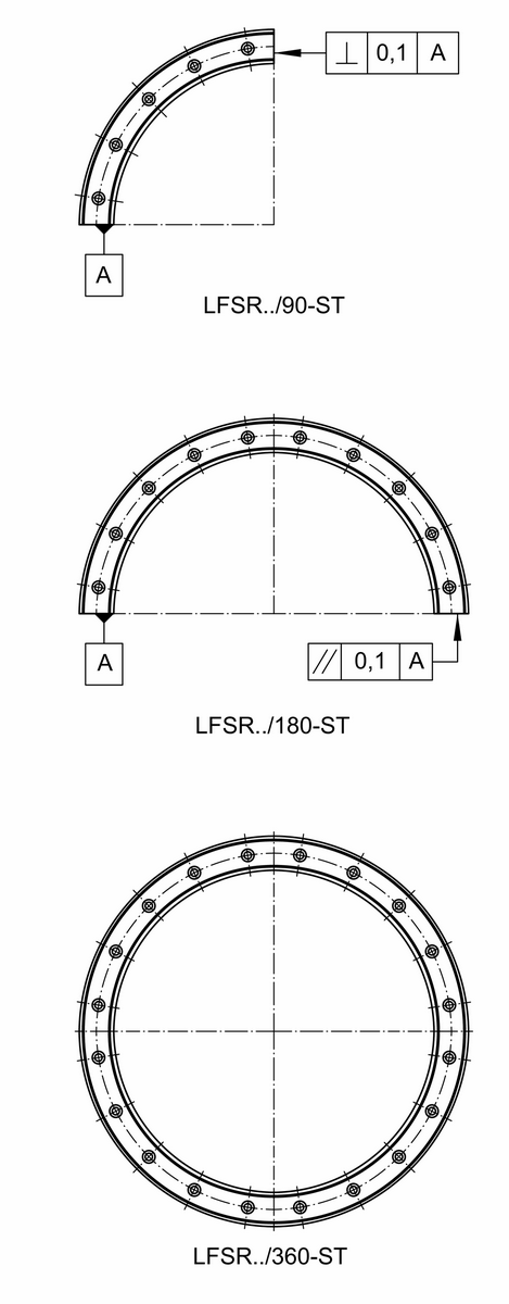 Направляющий рельс INA LFSR32-300/90-ST