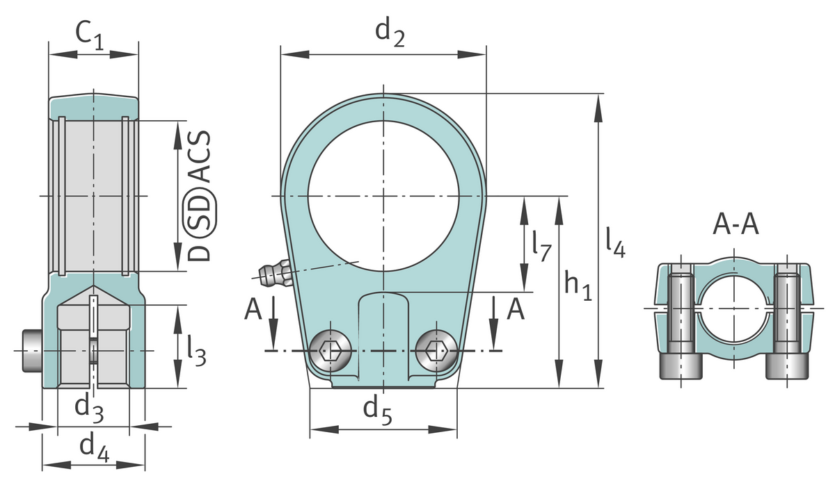 Корпус шарнирной головки KO.GIHRK120-0860