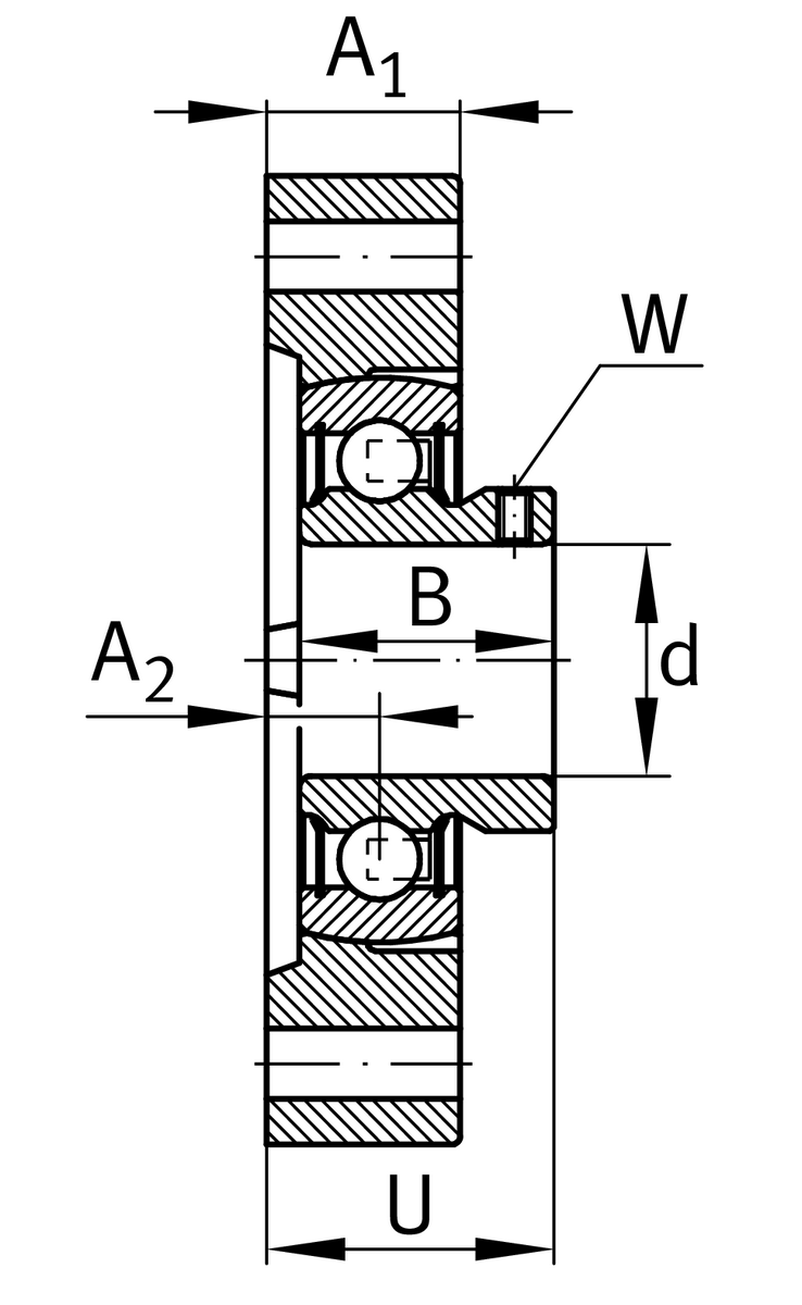 Фланцевый корпус INA FLCTEY15-XL (FLCTEY15)