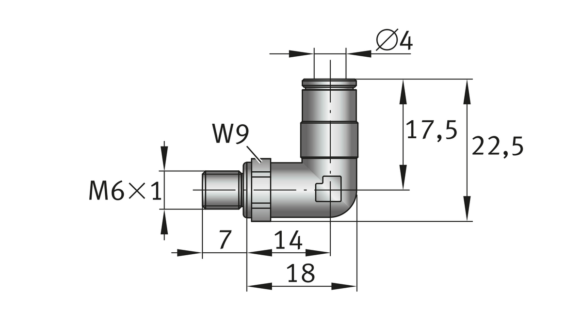 Адаптер смазки INA S42