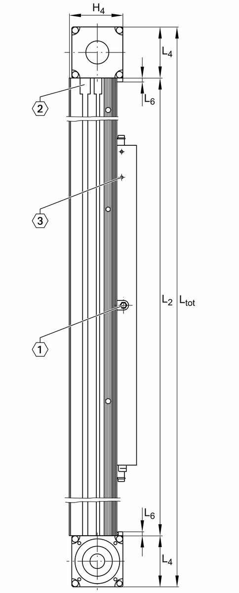 Модуль линейного перемещения INA MLFI200-500-3ZR-N